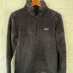 Patagonia Gray Fleece Half-Zip Pullover